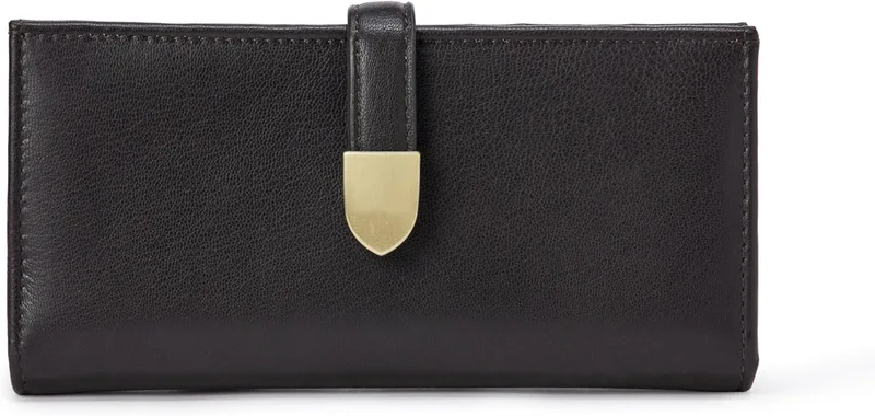 Amazon Essentials ▫️ Bolsa de mão em pele para mulher, castanho escuro, tamanho único