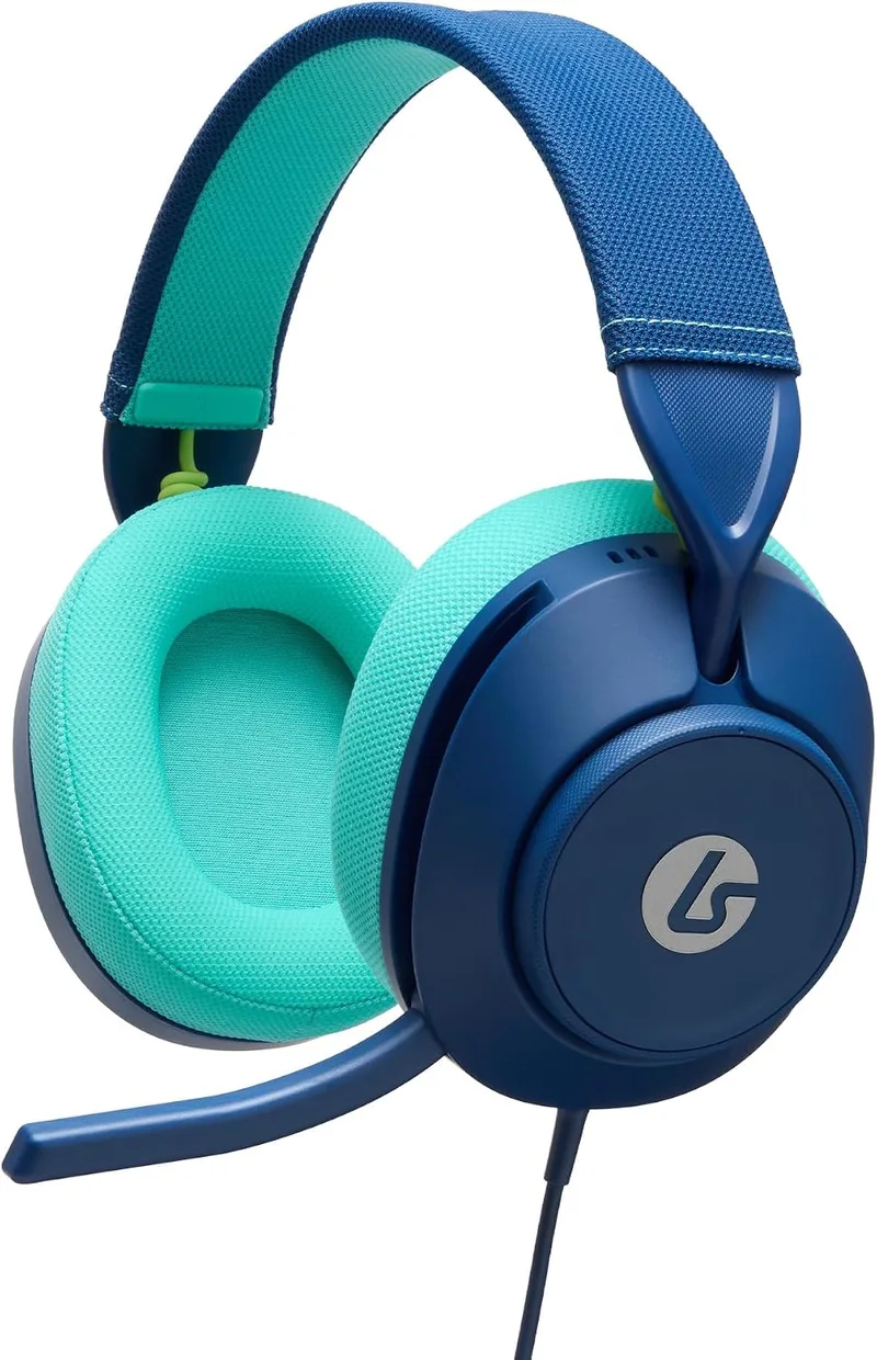 LucidSound ▫️ Auscultadores para jogos com fio LS10X Gen 2 para Xbox Series X|S - Azul-marinho, com licença oficial, confortáveis, com controlos rápidos, som e microfone rebatível com função de silenciamento