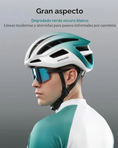 Odoland ▫️ Capacete de Bicicleta para Adultos Unissexo, Capacete para Ciclismo Urbano 3