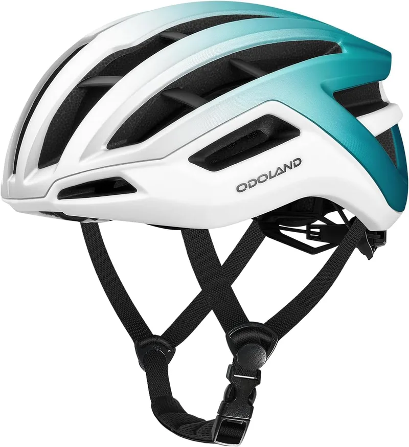 Odoland ▫️ Capacete de Bicicleta para Homem e Mulher, Capacete de Bicicleta de Estrada para Adultos com Sistema de Ventilação, Capacete de Ciclismo Leve e Ajustável para Ciclismo Urbano