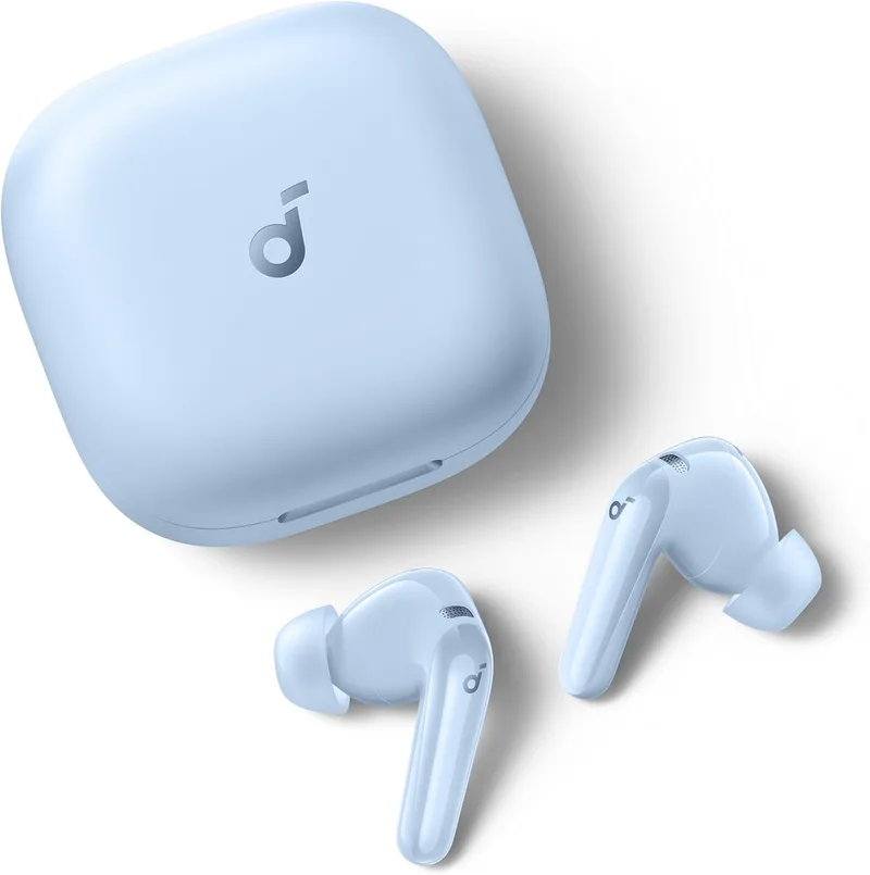 Soundcore ▫️ P31i Auscultadores sem fios Bluetooth Anker, cancelamento de ruído em tempo real, auscultadores com tradução, som de alta resolução LDAC, tempo de utilização de 50h, carregamento rápido, áudio espacial, IP55