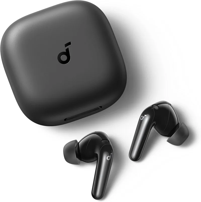 Soundcore ▫️ P31i Auscultadores sem fios Bluetooth Anker, cancelamento de ruído em tempo real, auscultadores com tradução, som de alta resolução LDAC, tempo de utilização de 50h, carregamento rápido, áudio espacial, IP55