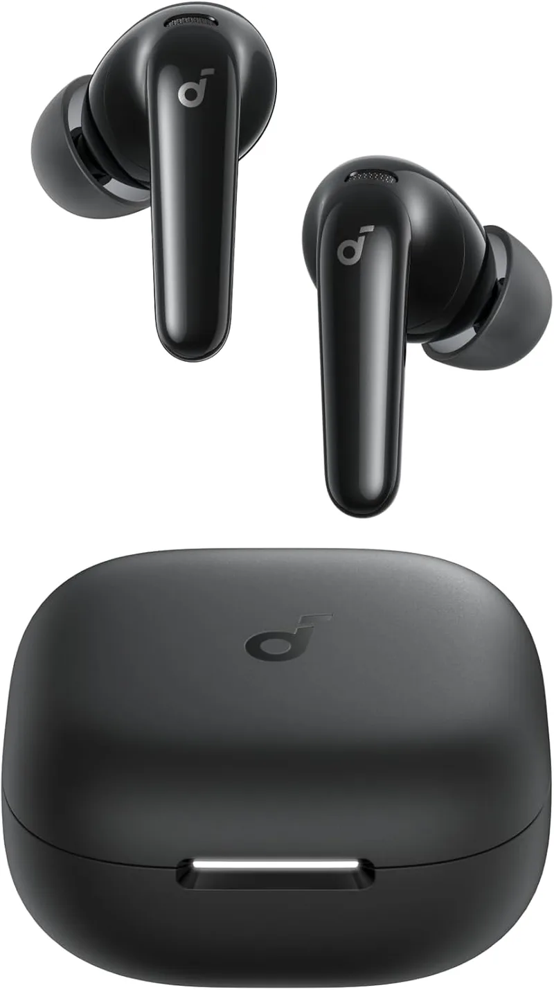 Soundcore ▫️ P31i da Anker – Auscultadores Bluetooth com Cancelamento de Ruído | Auscultadores com Tradutor, Som de Alta Resolução LDAC, 50 horas de autonomia, Carregamento Rápido, Áudio Espacial, IP55