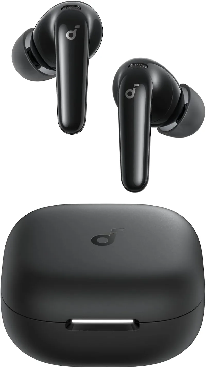 Soundcore ▫️ P31i da Anker: Auscultadores Bluetooth com Cancelamento de Ruído | Auscultadores com Tradutor, Som de Alta Resolução LDAC, 50 horas de autonomia, Carregamento Rápido, Áudio Espacial, IP55
