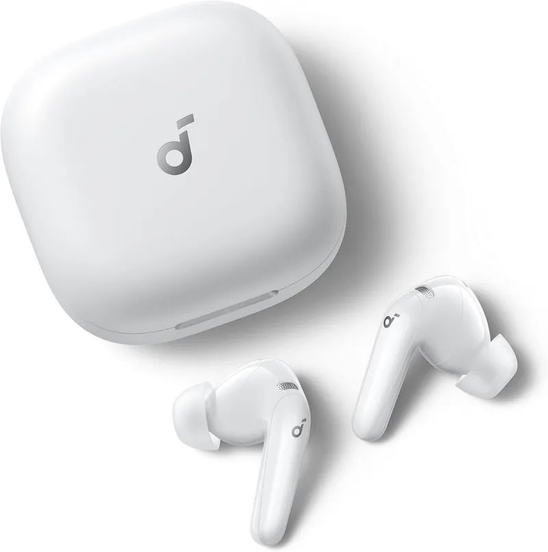 Soundcore ▫️ P31i Auscultadores sem fios Bluetooth Anker, cancelamento de ruído em tempo real, auscultadores com tradução, som de alta resolução LDAC, tempo de utilização de 50h, carregamento rápido, áudio espacial, IP55