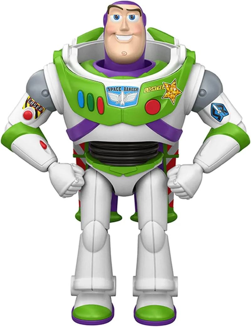 Mattel ▫️ Disney Pixar Toy Story 5 Figura do Buzz Lightyear «Pronto para o Lançamento em Grande Escala», 25,4 cm, design do filme, 10 articulações, JKV39