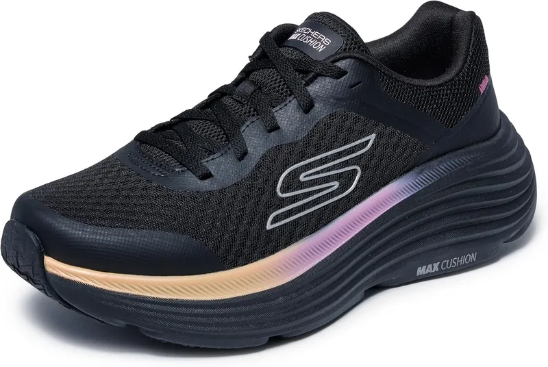 Skechers ▫️ Ténis MAX Cushioning Endeavour para mulher | Max Cushioning, palmilha Goga Mat com refrigeração a ar, entressola ultraleve, parte superior em malha respirável
