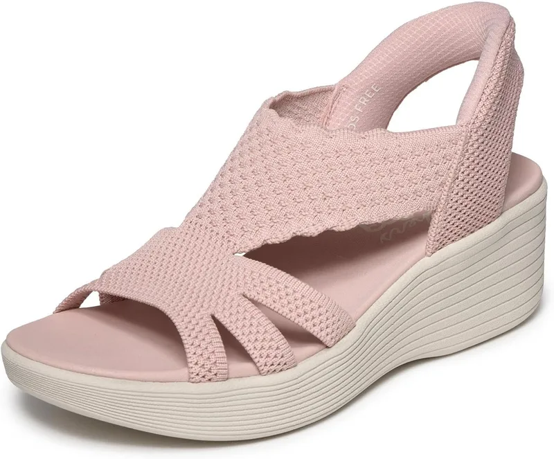 Skechers ▫️ SLIP-INS PARALLEL LITE - SUMMER INVITE Sandálias rasas para mulher