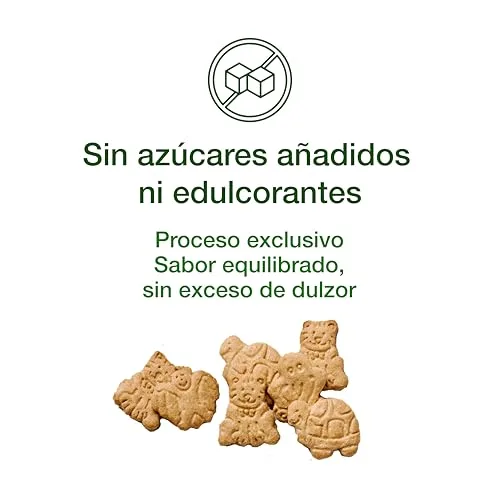 SANTIVERI ▫️ Bolachas Jungla Triple Zero - Bolachas estaladiças com aveia integral e proteína de ervilha, ricas em fibra, sem adoçantes, sem açúcar, sem glúten - Ideais para crianças - Veganas - 120 g 3