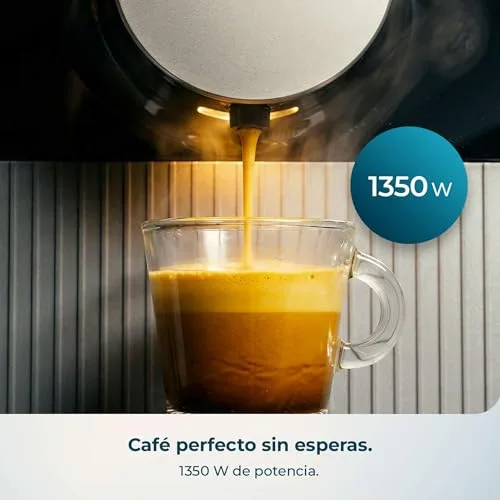 Cecotec ▫️ Máquina de café superautomática compacta Cremmaet Cube. 1350 W, sistema de prensagem de 10 g, sistema de pré-infusão, 19 bar, sistema Thermoblock, 5 níveis de moagem, painel de controlo tátil 6