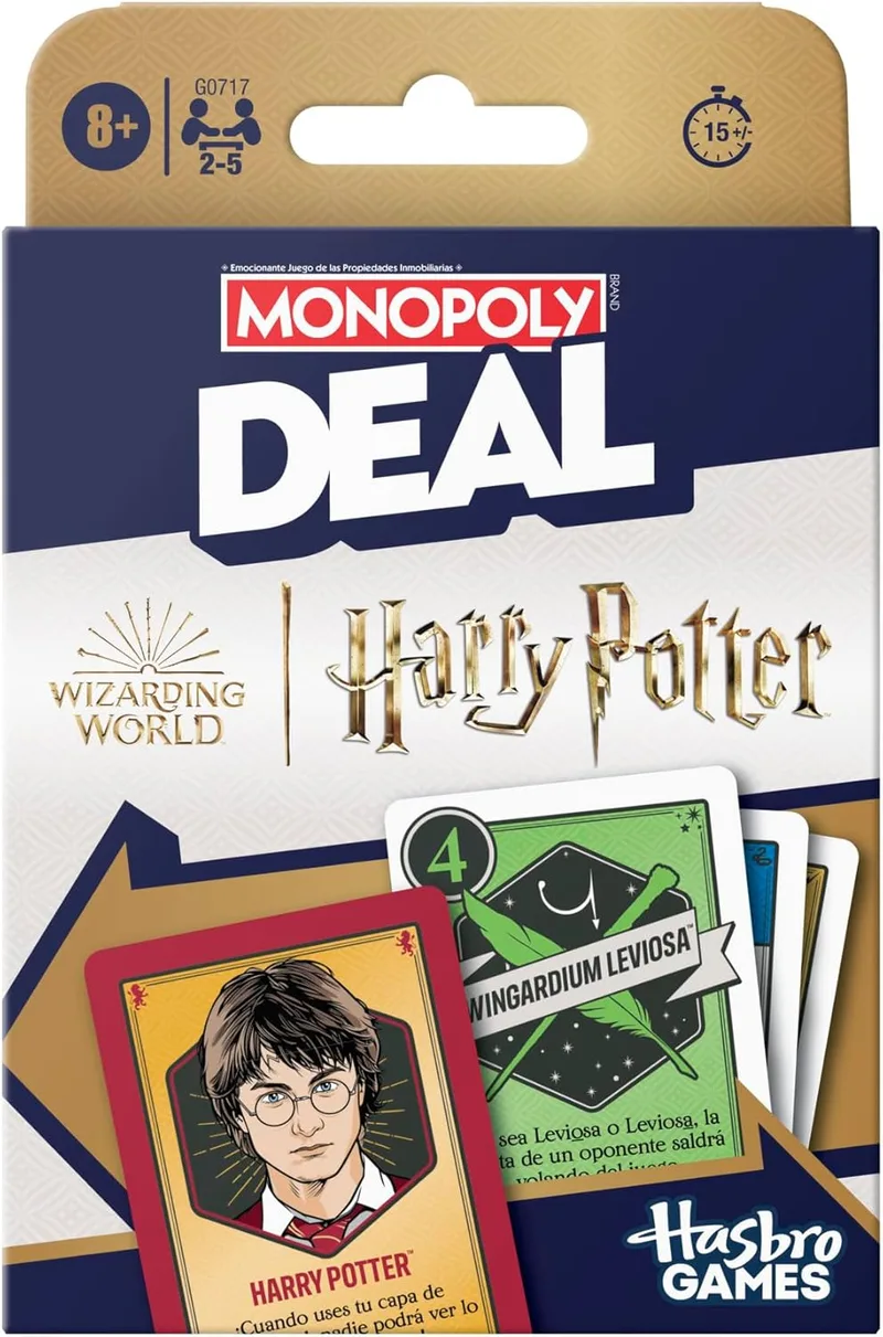 Hasbro Gaming ▫️ Monopoly Deal: Jogo de Cartas do Harry Potter - versão inglesa