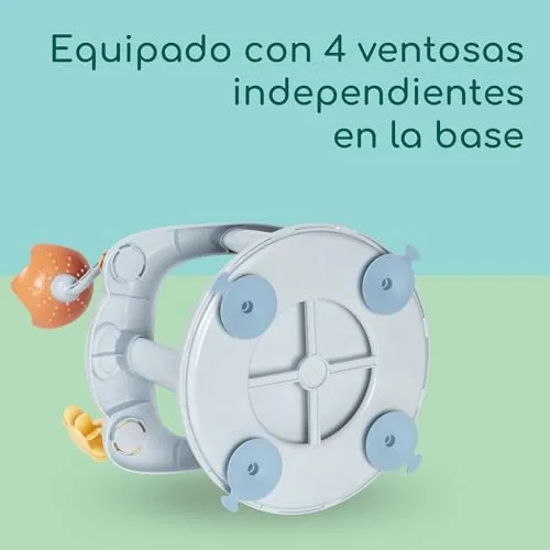 Bebeconfort ▫️ Assento de Banho Giratório com Brinquedos, 0–10 kg, Azul 5