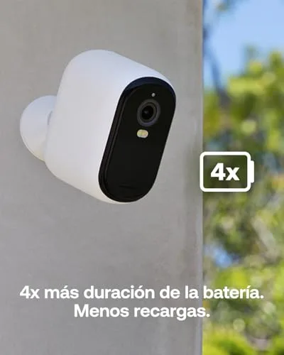 Arlo ▫️ Câmara de vigilância exterior Essential 3 XL com 2 câmaras e resolução 2K 2