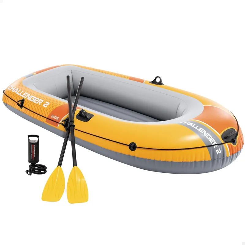 Intex ▫️ Challenger 2 - Barco insuflável, 236 x 114 x 41 cm
