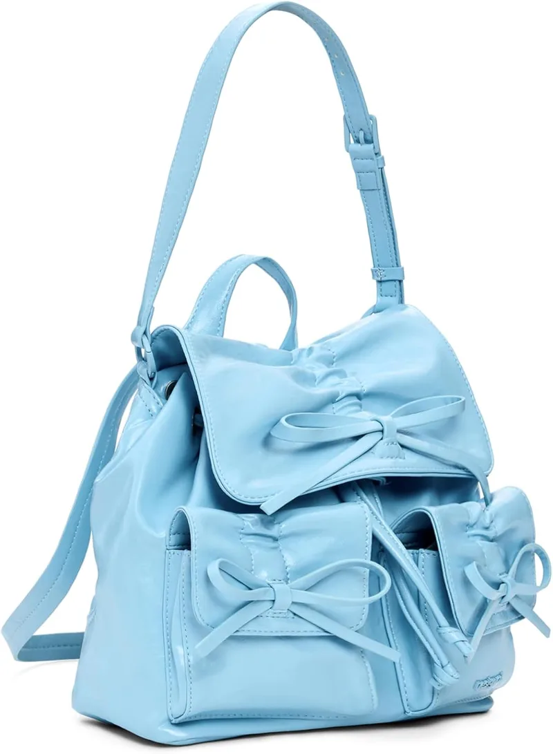Desigual ▫️ Mochila de lazer Rodio Prisa Backpack Blue Cloud, azul claro