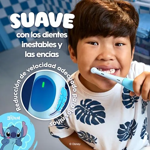 Oral-B ▫️ Escova de dentes elétrica iO Kids Disney Stitch, para crianças a partir dos 6 anos 3