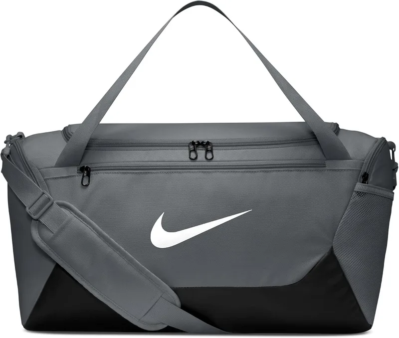 NIKE ▫️ Saco de treino unissexo Brasilia (pequeno, 40 L) Cinza Vários