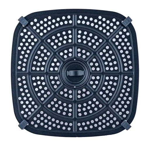 Tognana ▫️ Iridea, Fritadeira de ar quente de 6 L, dupla resistência, ecrã digital, temporizador, 80-200 °C, janela, 1700 W, Azul 4