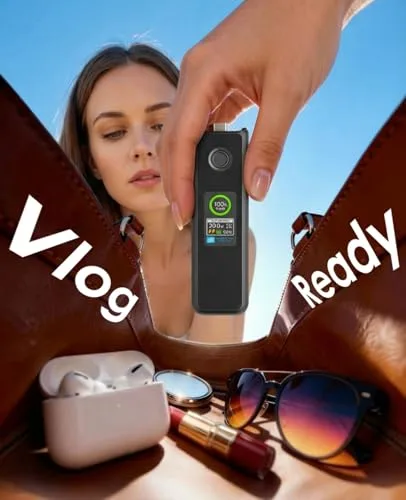 DIFESURO ▫️ Osmo Pocket 4P/4/3 Cabo de carregamento rápido de 20 W, 5000 mAh, preto 3