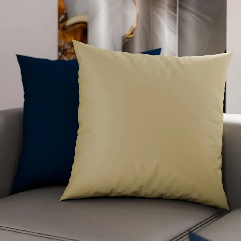 PETTI ARTIGIANI ITALIANI ▫️ Petti Artesanos Italianos - Conjunto de duas capas de almofada em microfibra de 80x80 cm, para quarto e sofá, conjunto de 2 capas de almofada, capa de almofada dupla face em cinzento pomba