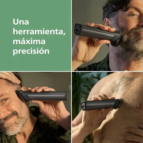PHILIPS ▫️ Aparador multifuncional 16 em 1 Série 7000 - Máquina de barbear e aparador de cabelo para homem, para rosto, cabeça e corpo, lâminas de aço autoafiáveis, 21 comprimentos, recarregável, MG7931/15 2