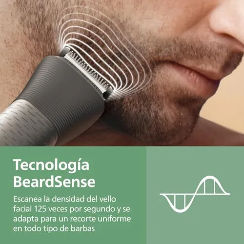 PHILIPS ▫️ Aparador multifuncional 16 em 1 Série 7000 - Máquina de barbear e aparador de cabelo para homem, para rosto, cabeça e corpo, lâminas de aço autoafiáveis, 21 comprimentos, recarregável, MG7931/15 6