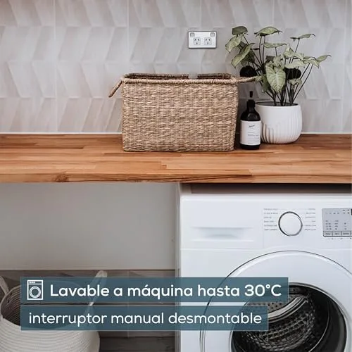Beurer ▫️ HK 66 Cosy Almofada elétrica para ombros e pescoço, almofada elétrica com formato anatómico e fecho magnético, 3 níveis de temperatura com mecanismo de desligamento automático, lavável 6