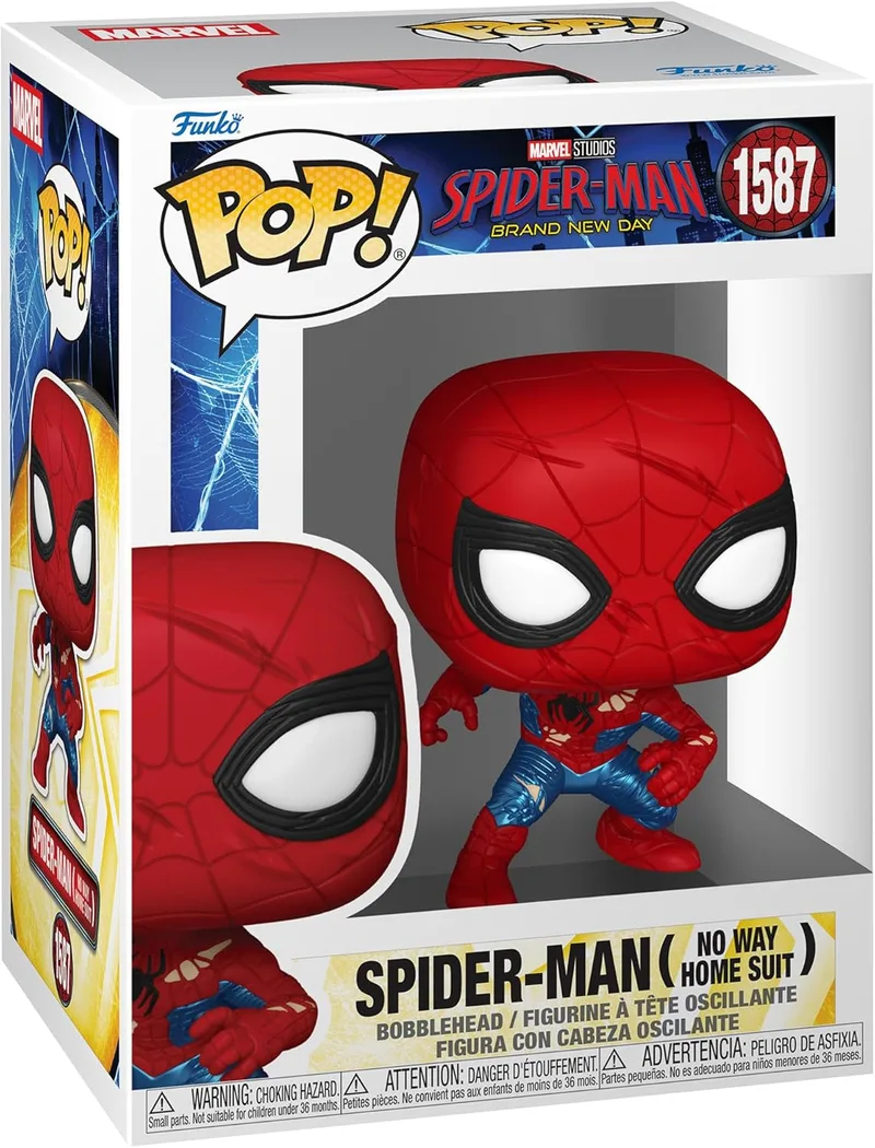 Funko ▫️ POP Marvel: Spider-Man Brand New Day (BND) - Spider-Man com o fato NWH
