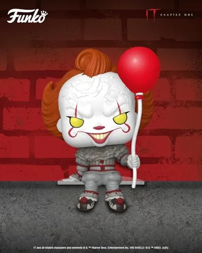 Funko ▫️ POP Movies: IT: Capítulo Dois - Pennywise - Figura de coleção para expor na prateleira 4