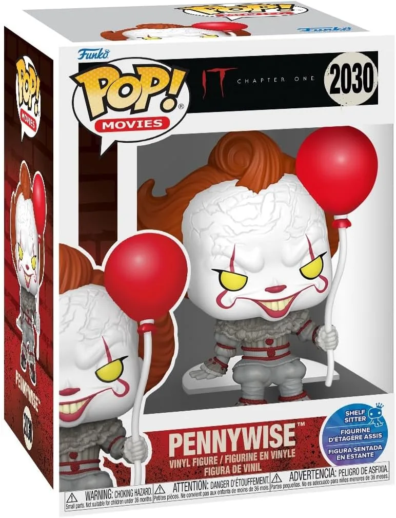 Funko ▫️ POP Movies: IT: Capítulo Dois - Pennywise - Figura de coleção para expor na prateleira