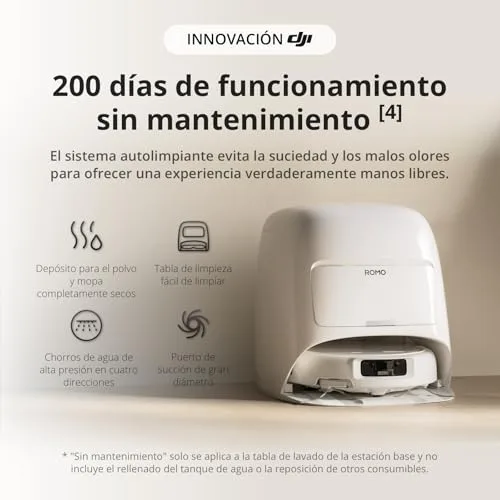 DJI ▫️ Romo S – Aspirador e esfregona robóticos 6