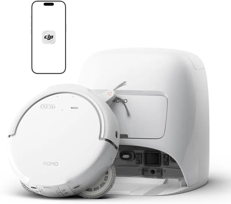 DJI ▫️ Romo S – Aspirador e esfregona robóticos