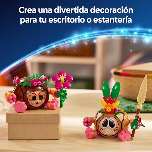 LEGO ▫️ Disney Vaiana Kakamoras – Brinquedo de construção com 2 figuras de cocos e flores artificiais para decorar o quarto – Presente para meninas a partir dos 9 anos e fãs do filme – 43293 3
