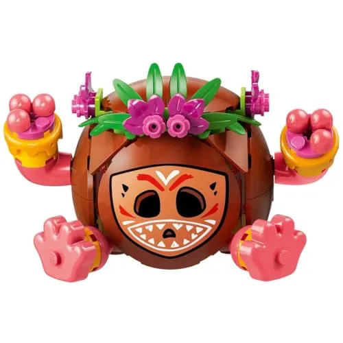 LEGO ▫️ Disney Vaiana Kakamoras – Brinquedo de construção com 2 figuras de cocos e flores artificiais para decorar o quarto – Presente para meninas a partir dos 9 anos e fãs do filme – 43293 4