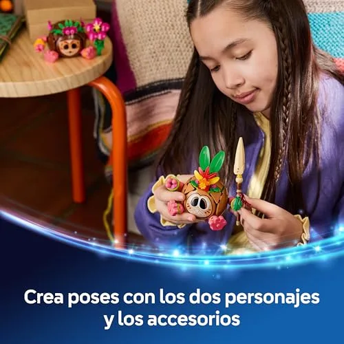 LEGO ▫️ Disney Vaiana Kakamoras – Brinquedo de construção com 2 figuras de cocos e flores artificiais para decorar o quarto – Presente para meninas a partir dos 9 anos e fãs do filme – 43293 5