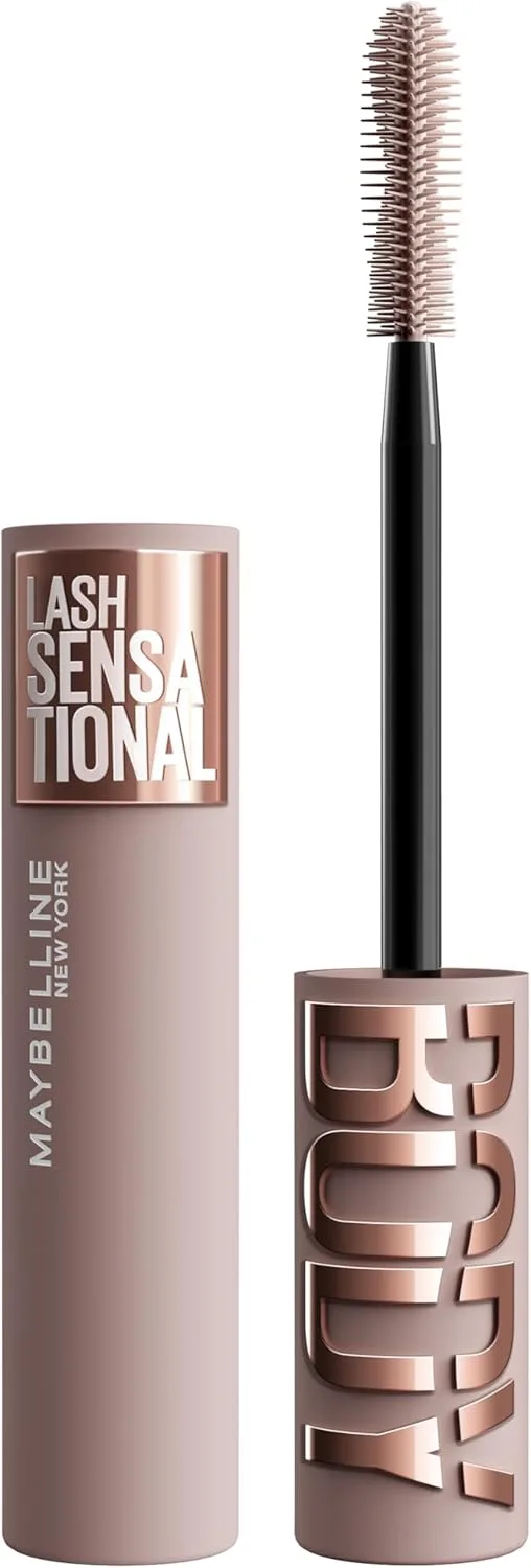 MAYBELLINE ▫️ New York, Lash Sensational Body Mascara, Definição e Volume até 24H*, Tonalidade: Muito Preto, 9,75 ml