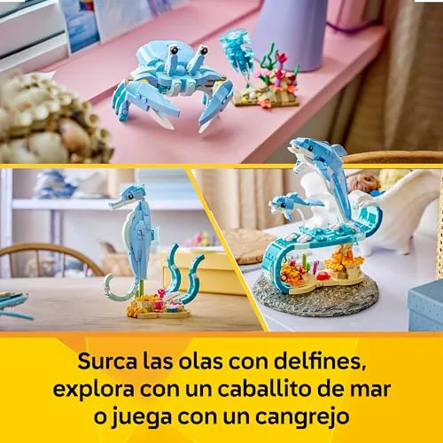 LEGO ▫️ Creator 3 em 1 Animais Marinhos: Lindos Golfinhos 31385 3