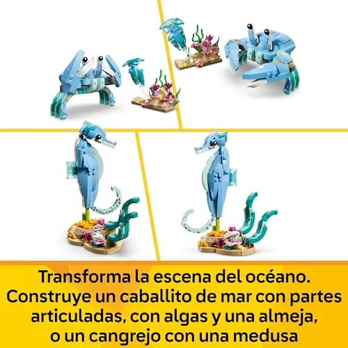 LEGO ▫️ Creator 3 em 1 Animais Marinhos: Lindos Golfinhos 31385 5
