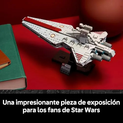LEGO ▫️ Star Wars 75441 Cruzador de Ataque Classe Venator - Maquete para montar para adultos de uma nave da República - Decoração para a sala - Presente de coleção para fãs de «A Vingança dos Sith» 5