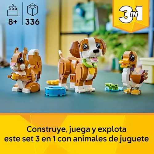 LEGO ▫️ Creator 3 em 1 Animais Simpáticos: Cachorrinho Brincalhão 31382 2
