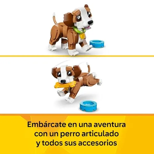 LEGO ▫️ Creator 3 em 1 Animais Simpáticos: Cachorrinho Brincalhão 31382 4