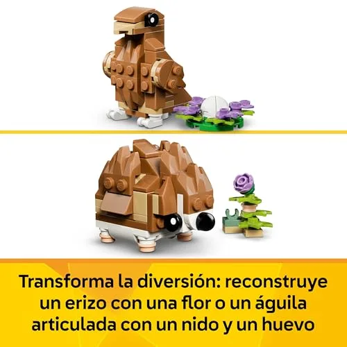 LEGO ▫️ Creator 3 em 1: Hamsterstinho fofo com flor 31376 6