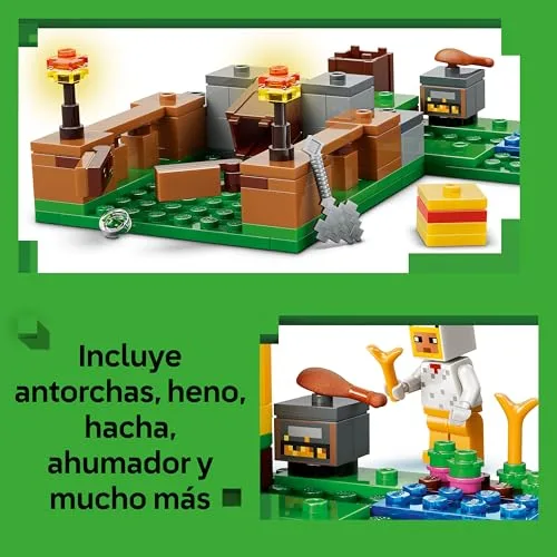 LEGO ▫️ Minecraft A Quinta das Galinhas 21585 3
