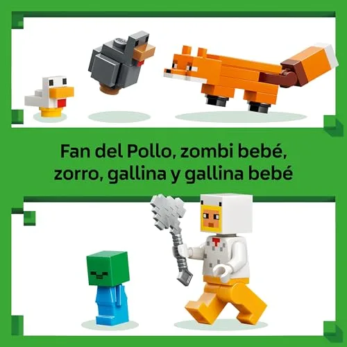 LEGO ▫️ Minecraft A Quinta das Galinhas 21585 5