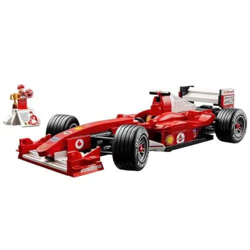 LEGO ▫️ Icons Ferrari F2004 e Michael Schumacher - Maquete de carro de F1 para adultos - Motor V10 com minifigura colecionável de piloto - Presente para homens e mulheres fãs da Fórmula 1 - 11375 4