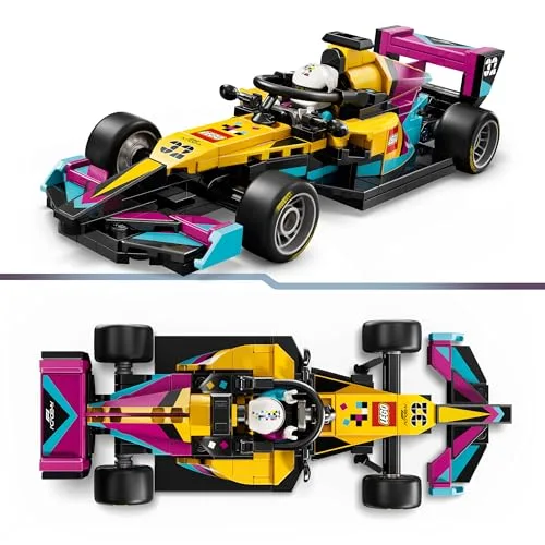 LEGO ▫️ Speed Champions Carro de Corrida da F1 Academy - Maquete de carro de brincar e minifigura de piloto feminina de Fórmula 1 - Presente para meninas e meninos a partir dos 10 anos e adultos fãs de automobilismo - 77258 3