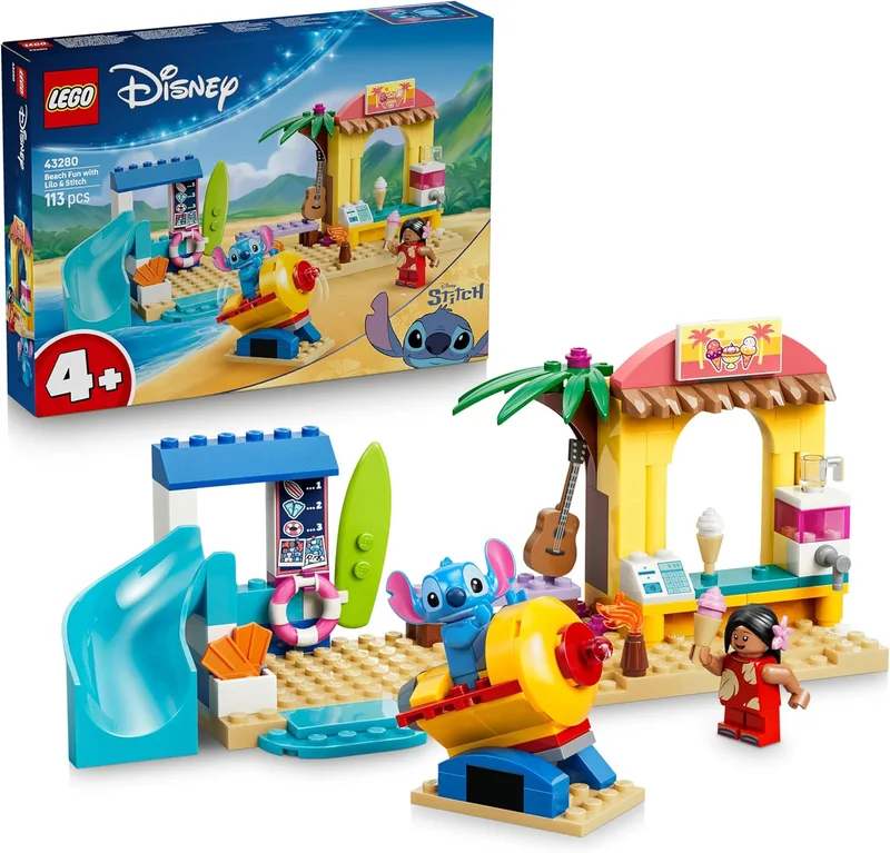 LEGO ▫️ Disney Diversão na Praia com a Lilo e o Stitch 43280
