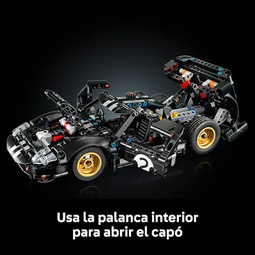 LEGO ▫️ Technic Carro de Corrida Ford GT40 MKII de 1966 - Modelos para Montar para Adultos - Carro de Coleção com Motor V8 para Montar e Detalhes - Presente para Homens e Fãs de Automóveis 42223 3