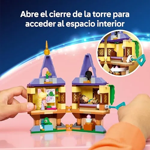LEGO ▫️ Princesas da Disney: Mini Torre da Rapunzel – Castelo de brincar de «Enredados» com mini-bonecas, figura do camaleão Pascal e acessórios – Presente para meninas a partir dos 5 anos e fãs do filme – 43294 5