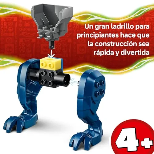 LEGO ▫️ Ninjago: O Combate do Meca-Dragão do Jay - 2 bonecos de ação, 2 minifiguras ninja, katanas e espadas de brincar - Presente de aniversário para crianças a partir dos 4 anos e fãs da série - 71853 3